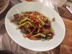 炒黄牛肉-叶派龙虾•招牌香辣蟹·海鲜(中海国际店)