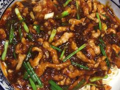 红虾酱辣肉丝拌面-顺丰面馆(打浦店)