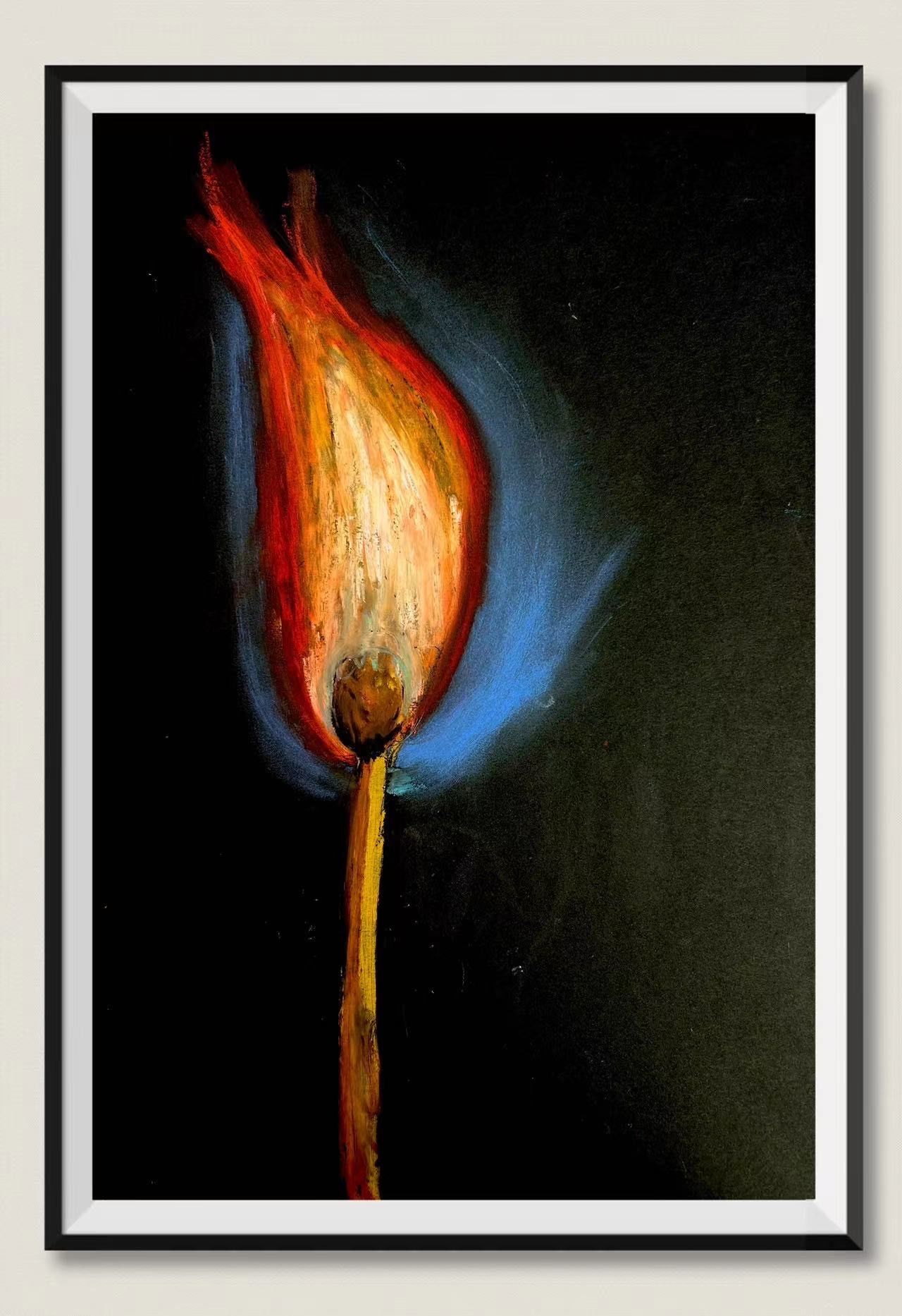 火焰在画上燃烧🔥