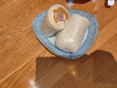 香肠芝士饭团-花悦豆香