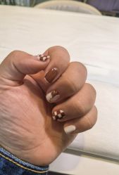 -孔雀手美甲美睫护理