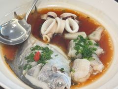 古法葱油小鲳鱼拼水潺-瓯越·海鲜·瓯味一品(IM长宁国际店)