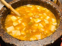 石锅鸡汤豆腐-绿茶餐厅(华联万柳店)