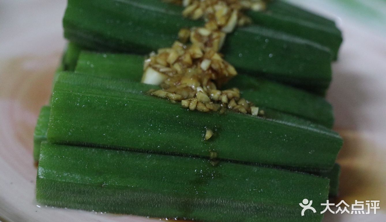 拒绝油腻，夏日清爽小菜，芥辣蒜汁秋葵