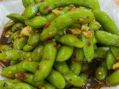 凉拌毛豆-十里铺铁板鱿鱼