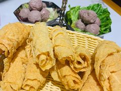 潮汕炸豆皮-今日炊牛·潮汕牛肉火锅(华采天地店)