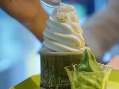 茉莉花冰淇淋-茶是一枝花泡茶店