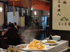 自助取餐区-清心素食自助餐厅(夫子庙店)