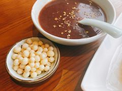 桂花豆沙鸡头米-鑫震源·苏式大虾生煎(山塘街店)