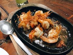 铁板蒜蓉炸虾-自然餐厅(Phuket)