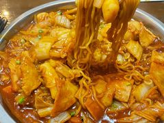 芝士年糕拉面-小公洞韩式豆腐村