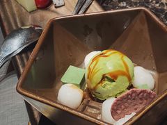 白玉抹茶冰激凌蜜豆沙-老乾杯和牛烧肉(王府中环店)