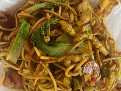 炒粉面-十里铺铁板鱿鱼