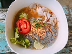 -蝶豆花蓝面条