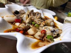 -东来菜馆•手抓海鲜家常菜•海鲜锅贴(鸽子窝店)