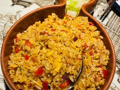 糟辣子烤肉炒饭-绿茶餐厅(乐峰广场店)