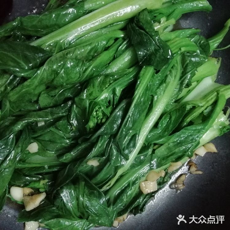 生炒菜心，简单粗暴