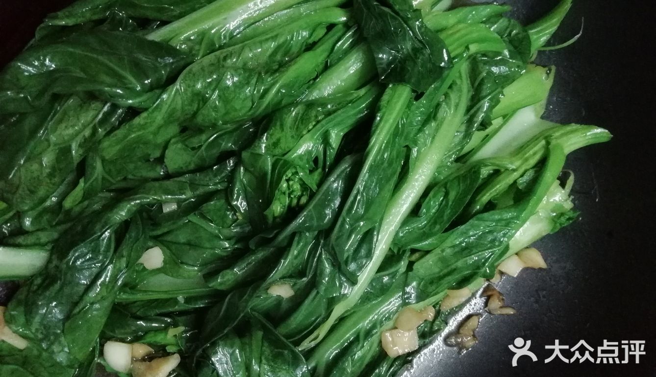 生炒菜心，简单粗暴