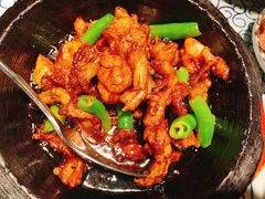 石锅杭椒牛蛙-桂满陇天书(南京德基旗舰店)