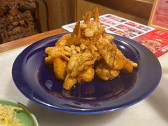 梨球果仁虾-小吊梨汤·北京菜·烤鸭(双井乐成中心店)