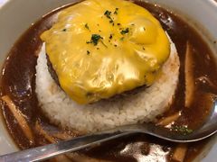 芝士牛肉汉堡咖喱饭-红小满休闲餐厅(十全街店)