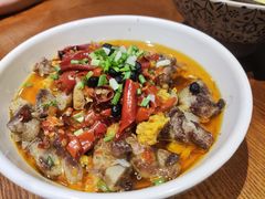 咸蛋黄蒸排骨-筱湘溪·原住土菜小院