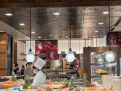 自助取餐区-盐城万豪酒店-盐城厨房西餐厅