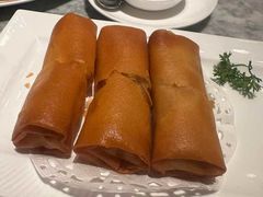 銀絲雙蝦脆春卷-镛记酒家