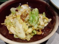 虾干炝炒莲花白-那家小馆•北京菜•烤鸭(中关村店)