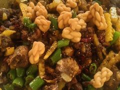 干锅兔拼排骨-勇记干锅居(德阳店)