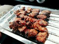 烤五花烤鸡心-王记西鎮电烤肉(汶上路店)