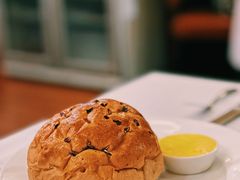 超多黄油的餐前面包-摩根扒房(桐梓林店)