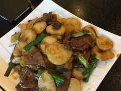 腊八蒜炒肝尖-和园餐厅