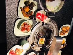 餐具摆设-海吃海喝海鲜烤肉炭火主题自助餐(朝阳店)