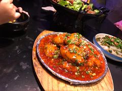铁板鱼香茄盒-醉小酒馆·川菜·江湖菜·重庆菜(观音桥旗舰店)