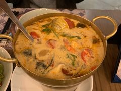 海鲜冬阴功汤-CHINCHIN 青青·泰国料理(万象食家店)