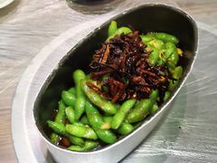 脆爽凉拌毛豆-靓靓蒸虾(中山公园店)