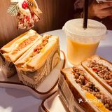 第一次吃铁板三明治🥪公主们好好吃呀！团购优惠