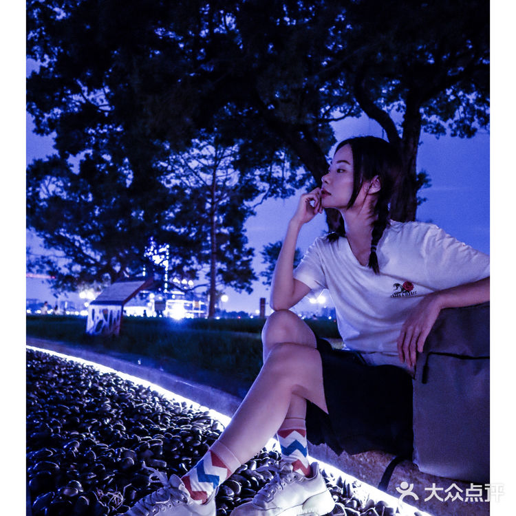 广州旅行：白鹅潭边上夜景超美的0元公园