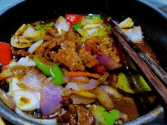 铁板黑椒牛肉-鸭王烤鸭店(三里河店)
