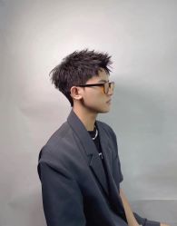点击看大图 -海文先生国潮烫染男士理发馆