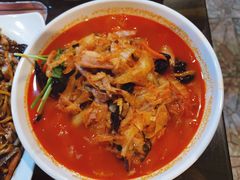 海鲜辣汤面-香港饭店0410(明洞店)