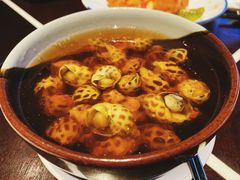 古越陈酿煮花螺-杭州西子湖四季酒店·金沙厅