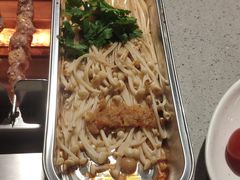 锡纸盒金针菇-丰茂烤串(港旅店)