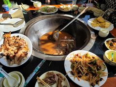 -北京龙庆四季香农家饭庄·灶台鱼·碳烤虹鳟鱼(龙庆峡店)