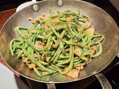 干锅扁豆丝-绿茶餐厅(华联万柳店)