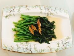 方鱼炒芥兰-潮林府私房菜