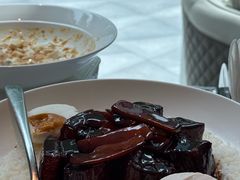 咸蛋目鱼红烧肉-屋里厢上海菜馆