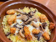 牛肝菌酱鸡肉芝士烤饭-萨莉亚(百信广场店)