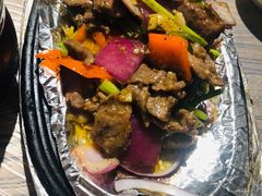 铁板黑椒牛肉-李记潮汕砂锅粥(营福路店)